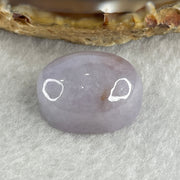 Natural Type A Lavender with Reddish Spot Jadeite Oval Shape Cabochon Stone for Setting 8.24g 21.2 by 16.7 by 10.5mm - Huangs Jadeite and Jewelry Pte Ltd