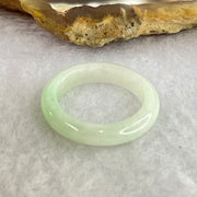 Type A Light Green Jadeite Ring 2.54g 4.6 by 3.4mm US7.25 HK16 (Internal Line) - Huangs Jadeite and Jewelry Pte Ltd