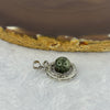 Natural Green Phantom Quartz in 925 Sliver Pendent 2.68g 8.4mm - Huangs Jadeite and Jewelry Pte Ltd