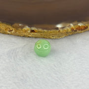Type A Apple Green Jadeite Bead for Bracelet/Necklace/Earrings/ Ring 2.46g 11.4mm - Huangs Jadeite and Jewelry Pte Ltd