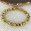 High Quality Natural Golden Rutilated Quartz Bracelet 顺发金手链 16.37g 7.8 mm 24 Beads - Huangs Jadeite and Jewelry Pte Ltd
