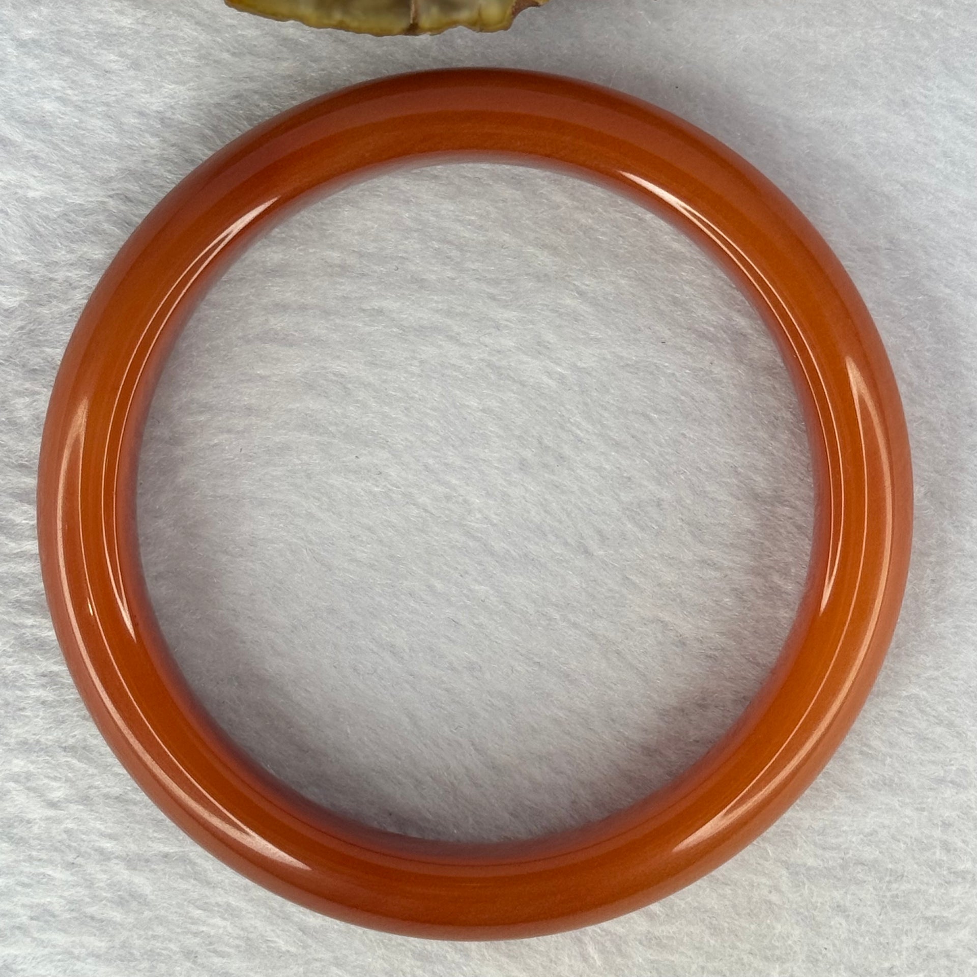 Red Quartzite Jade Bangle 天山玉手镯 Internal Diameter 60.5mm 52.10g 13.5 by 8.5mm - Huangs Jadeite and Jewelry Pte Ltd