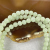 Type A Light Green Jadeite 107 beads necklace 6.6mm 49.61g - Huangs Jadeite and Jewelry Pte Ltd