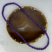 Good Grade Natural Amethyst Necklace 40.44g 52cm 7.3mm 79 Beads - Huangs Jadeite and Jewelry Pte Ltd
