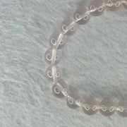 Natural Rose Quartz Beads Bracelet 天然玫瑰石英珠手链20.88g 16cm 8.9mm 22 Beads - Huangs Jadeite and Jewelry Pte Ltd