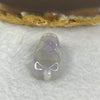 Type A Jelly Intense Dark Lavender Jadeite Pixiu Pendent A货深紫色翡翠貔貅牌 7.35g 24.8 by 16.2 by 10.1 mm - Huangs Jadeite and Jewelry Pte Ltd