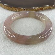 Natural Pinkish Agate Bangle 64.57g Internal Diameter 57.2mm 12.0 by 12.3mm (Perfect) - Huangs Jadeite and Jewelry Pte Ltd