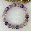 Above Average Grade Natural Super 7 Crystal Beads Bracelet 天然超级七水晶珠手链 34.66g 17.5cm 11.3mm 18 Beads - Huangs Jadeite and Jewelry Pte Ltd