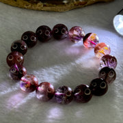Very Good Grade Natural Auralite 23 Bracelet 天然激光23手链 56.92g 19cm 13.9mm 16 Beads - Huangs Jadeite and Jewelry Pte Ltd
