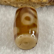 Natural Powerful Tibetan Old Oily Agate Patina Guiren Tairen Human Dzi Bead Totem Amulet Heavenly Master (Tian Zhu) 贵人天诛 4.93g 20.0 by 11.9mm - Huangs Jadeite and Jewelry Pte Ltd