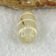 Natural Powerful Tibetan Old Oily Agate 3-Lines Dzi Bead Heavenly Master (Tian Zhu) 三行天诛 3.20g 19.8 by 10.4mm - Huangs Jadeite and Jewelry Pte Ltd