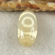 Natural Powerful Tibetan Old Oily Agate 3 Eyes Dzi Bead Heavenly Master (Tian Zhu) 三眼天诛 3.15g 20.0 by 10.5mm - Huangs Jadeite and Jewelry Pte Ltd