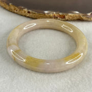 Type A Yellowish Brown and Lavender Jadeite Bangle 52.62g Internal Diameter 52.1mm 10.4 by 9.8mm (Very Slight Internal Lines and external Rough, Burnt) - Huangs Jadeite and Jewelry Pte Ltd