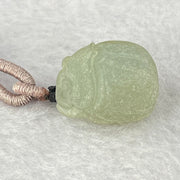 Type A Light Green Jadeite Lady Bug with Coin Pendent 13.02g 21.6 by 19.2 by 14.7mm - Huangs Jadeite and Jewelry Pte Ltd
