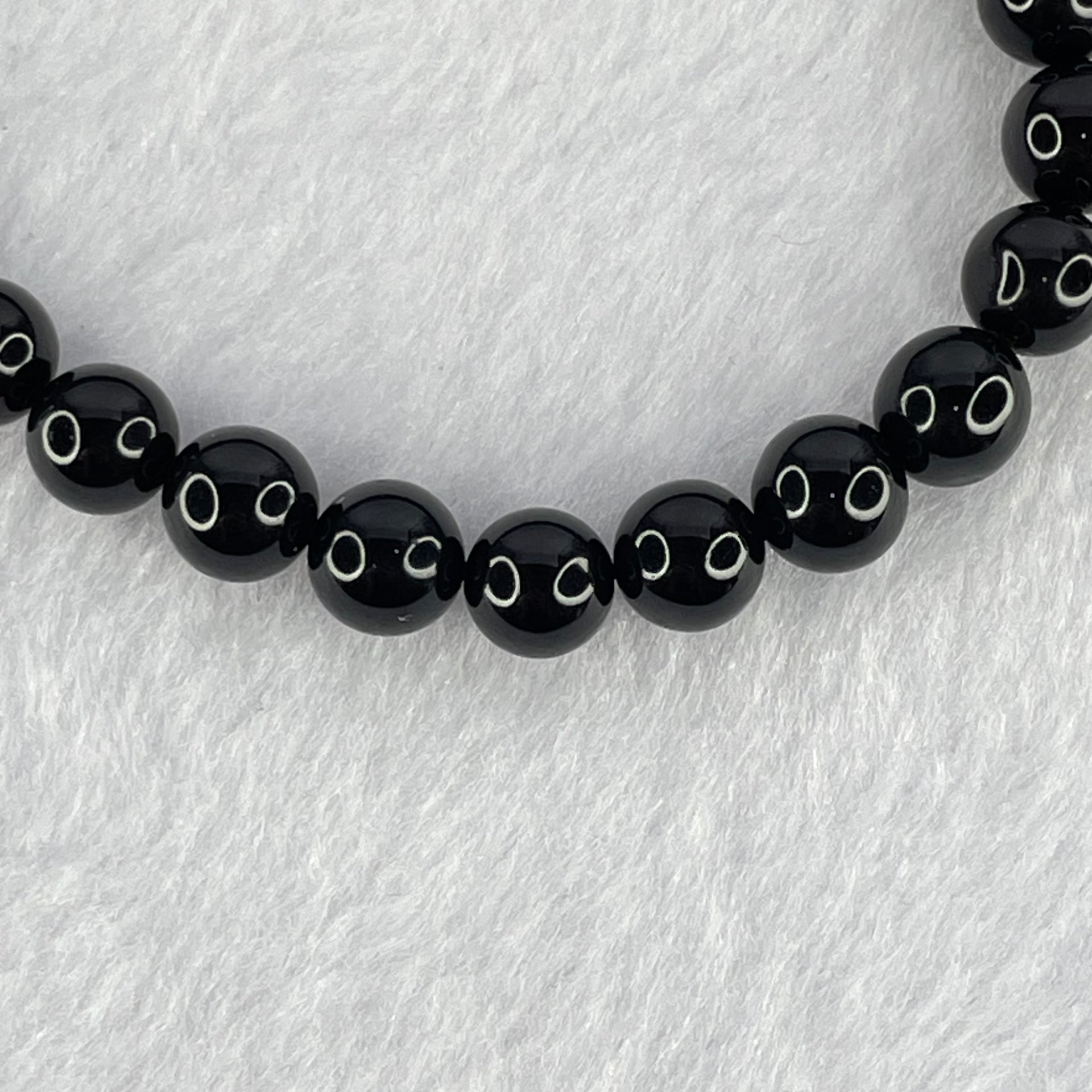 Natural Blood Red Amber Beads Bracelet 6.10g 16cm 7.5mm 25 Beads - Huangs Jadeite and Jewelry Pte Ltd