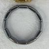 Natural Hematite Bracelet 30.90g 16.5cm 17.1 by 14.2 by 6.6mm 12 pcs - Huangs Jadeite and Jewelry Pte Ltd