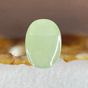 Type A Jelly Light Green Jadeite Oval Cabouchon Stone For Setting 3.90g 18.0 by 13.2 by 9.1mm - Huangs Jadeite and Jewelry Pte Ltd