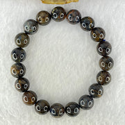 Good Grade Natural Petersite Beads Bracelet 31.34g 17cm 10.8mm 19 Beads - Huangs Jadeite and Jewelry Pte Ltd