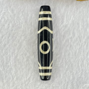 Natural Powerful Tibetan Old Oily Agate Sky Door Serenity 1 Eye Dzi Bead Heavenly Master (Tian Zhu) 一眼天诛 15.23g 60.1 by 13.0mm - Huangs Jadeite and Jewelry Pte Ltd