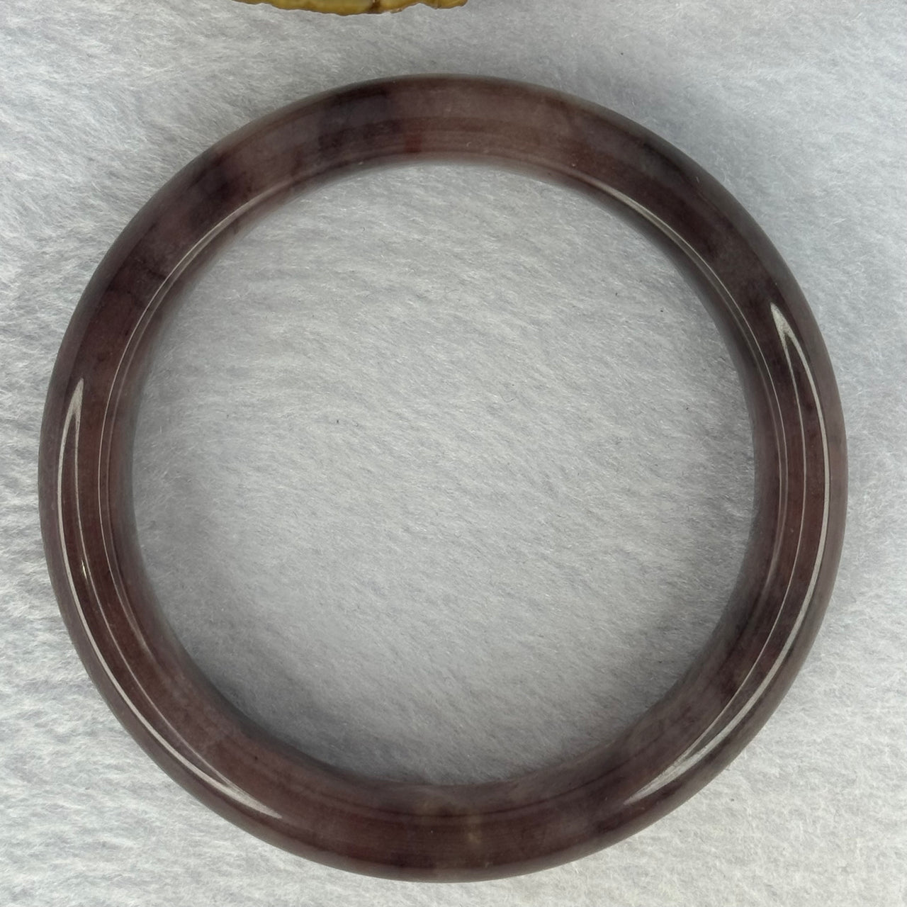 Transparent Purple Quartzite Jade Bangle 天山玉手镯 Internal Diameter 59.5mm 60.70g 15.2 by 9.1mm - Huangs Jadeite and Jewelry Pte Ltd