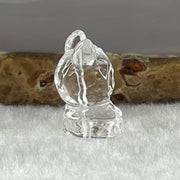 Natural Clear Quartz Labubu Charm Display 3.53g 19.4 by 12.1 by 11.0mm - Huangs Jadeite and Jewelry Pte Ltd