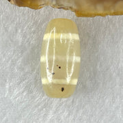 Natural Powerful Tibetan Old Oily Agate 3-Lines Dzi Bead Heavenly Master (Tian Zhu) 三行天诛 3.01g 20.1 by 10.2mm - Huangs Jadeite and Jewelry Pte Ltd