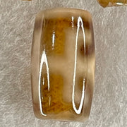 Natural Powerful Tibetan Old Oily Agate Patina Guiren Tairen Human Dzi Bead Totem Amulet Heavenly Master (Tian Zhu) 贵人天诛 4.78g 20.0 by 11.6mm - Huangs Jadeite and Jewelry Pte Ltd