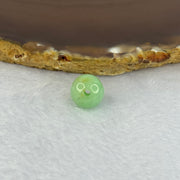 Type A Apple Green Jadeite Bead for Bracelet/Necklace/Earrings/ Ring 2.46g 11.4mm - Huangs Jadeite and Jewelry Pte Ltd