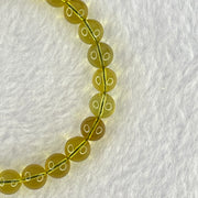 Natural Purple Honey Amber Beads Bracelet 天然紫蜜琥珀手链 5.01g 15cm 7.1mm  26 Beads - Huangs Jadeite and Jewelry Pte Ltd