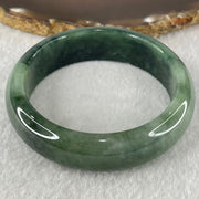 Type A Old Mine Blueish Green and Lavender Patches Jadeite Bangle 66.40g Internal Diameter 56.0mm 16.4 by 7.8mm (Very Slight Internal Lines) - Huangs Jadeite and Jewelry Pte Ltd
