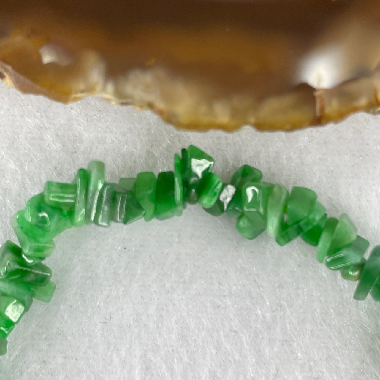 Certified Natural Type A Apple Green Jadeite Irregular Multi-Wrap Bracelet | 107 Sacred Prayer Beads Mala Strand | Authentic Myanmar Feicui Prosperity & Zen Alignment Talisman (8.49g | 6.4mm | 14.5cm Wrist Fit)