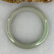 Baby Kids Type A Light Green Jadeite Bangle Internal Diameter 44.3mm 23.73g 8.9 by 6.4mm (Perfect) - Huangs Jadeite and Jewelry Pte Ltd