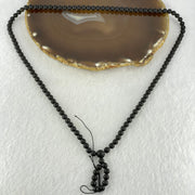 Natural Golden Flower Amber Beads Necklace 天然金珀项链 15.83g 56cm 6.9mm 107 Beads - Huangs Jadeite and Jewelry Pte Ltd