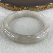 Certified Natural Type A Faint Lavender to Faint Brownish Piao Hua Jadeite Bangle 64.36g Internal Diameter 59.1mm by 12.3 by 9.6mm (Close to Perfect) - Huangs Jadeite and Jewelry Pte Ltd