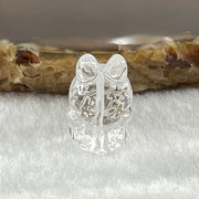 Natural Clear Quartz Labubu Charm Display 3.08g 19.2 by 1.9 by 10.4mm - Huangs Jadeite and Jewelry Pte Ltd