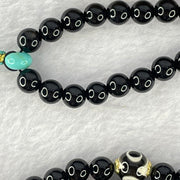 Muti Treasure with Powerful Tibetan Old Oily Agate Mix Dzi Beads Necklace (3 Eye and 9 Eye) 49.72g 60cm 56.2 by 12.8 Bead 12.3 by 8.3mm 2 Beads 8.3mm 2 Beads - Huangs Jadeite and Jewelry Pte Ltd