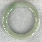 Type A Light Green Jadeite Bangle 74.92g Internal Diameter 56.6mm 11.5 by 12.4mm (Very Slight Internal Lines) - Huangs Jadeite and Jewelry Pte Ltd