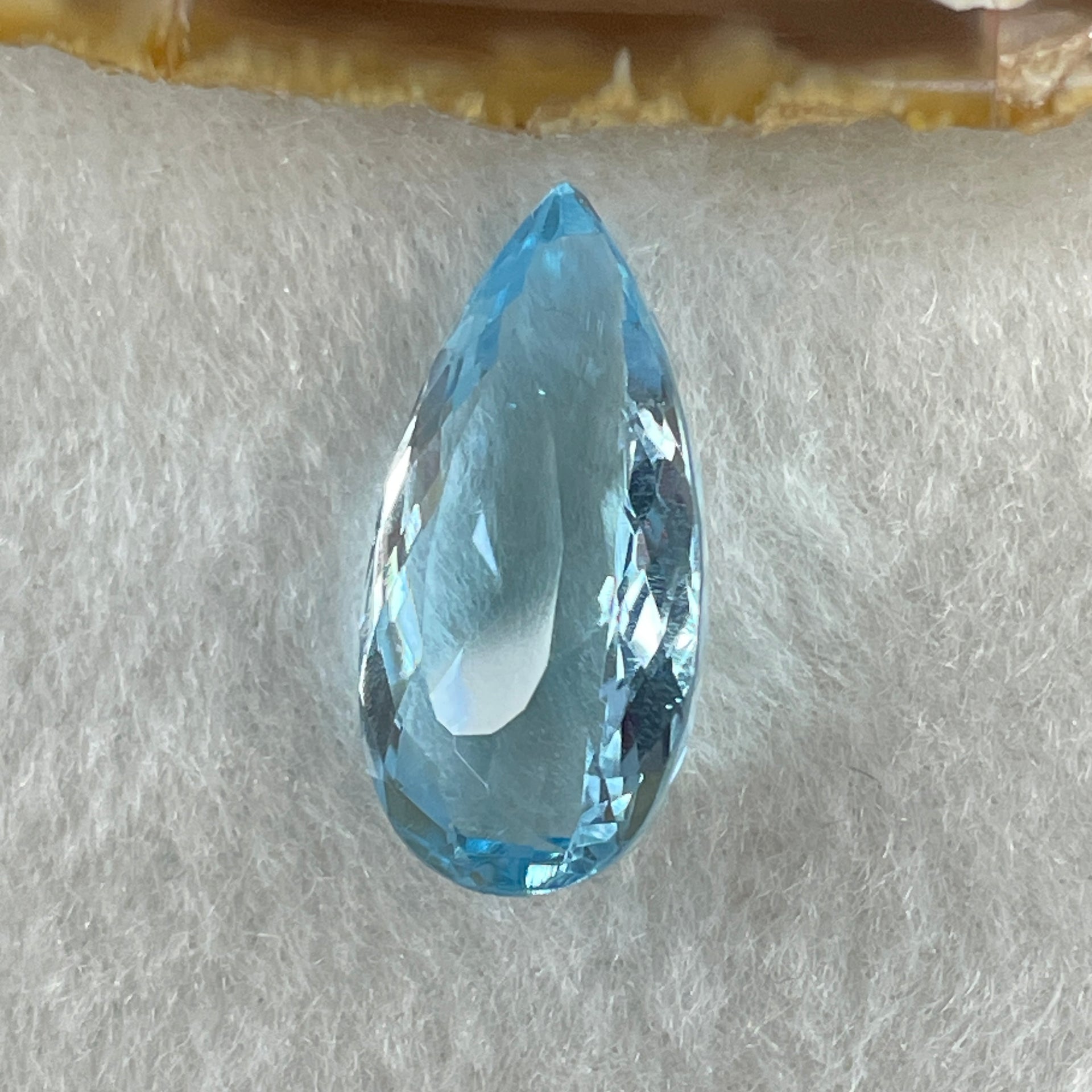 Natural Sky Blue Topaz Teardrop Shape 12.67ct 19.7 by 11.2 by 7.2mm - Huangs Jadeite and Jewelry Pte Ltd