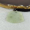 Type A Light Green Jadeite Wu Shi Pai 13.05g 39.9 by 37.7 by 3.0mm - Huangs Jadeite and Jewelry Pte Ltd