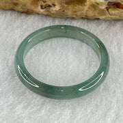 Natural Type A Semi Icy Blueish Green Jadeite Ring 1.25g 3.4 by 2.4mm US7.3 HK16 (Perfect) - Huangs Jadeite and Jewelry Pte Ltd