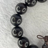 Natural India Zitan Sandalwood 小叶字檀木 Beads Bracelet Sinking Type 29.14g 14.8 mm 15 Beads - Huangs Jadeite and Jewelry Pte Ltd