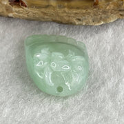 Natural Type A Green Jadeite Spider on Foot Charm Pendant 3.47g 19.2 by 14.0 by 9.0mm - Huangs Jadeite and Jewelry Pte Ltd