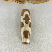 Natural Powerful Tibetan Old Oily Agate Cai Shen Dzi Bead Heavenly Master (Tian Zhu) 财神长天珠 8.92g 39.3 by 11.5mm - Huangs Jadeite and Jewelry Pte Ltd