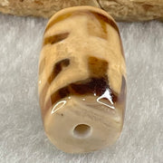 Natural Powerful Tibetan Old Oily Agate Patina Guiren Tairen Human Dzi Bead Totem Amulet Heavenly Master (Tian Zhu) 贵人天诛 4.84g 19.7 by 11.8mm - Huangs Jadeite and Jewelry Pte Ltd