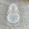 Type A Icy White Jadeite Milo Buddha 5.57g 29.7 by 19.2 by 7.2 mm - Huangs Jadeite and Jewelry Pte Ltd