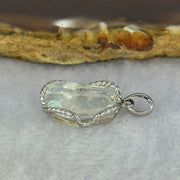 Natural Madagascar Blue Moonstone in S925 Silver Pendant 2.25g 15.5 by 10.0 by 4.1mm - Huangs Jadeite and Jewelry Pte Ltd