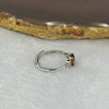 Natural Orange Citrine in 925 Sliver Ring (Adjustable Size) 1.49g 6.6 by 5.4 by 3.9mm - Huangs Jadeite and Jewelry Pte Ltd