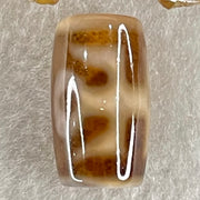 Natural Powerful Tibetan Old Oily Agate Patina Guiren Tairen Human Dzi Bead Totem Amulet Heavenly Master (Tian Zhu) 贵人天诛 4.72g 20.0 by 11.7mm - Huangs Jadeite and Jewelry Pte Ltd