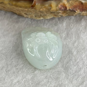 Natural Type A Sky Blue Jadeite Spider on Foot Charm Pendant 3.61g 18.1 by 13.0 by 10.6mm - Huangs Jadeite and Jewelry Pte Ltd