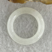 Natural Type A White Jadeite Mini Round Shape Pendant | Harmony, Peace & Wholeness Talisman (1.46g | 3.2 x 3.5mm | Internal Line) - Huangs Jadeite and Jewelry Pte Ltd